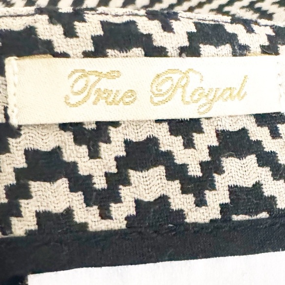 True Royal Tan and Black Print Culottes - Picture 7 of 9